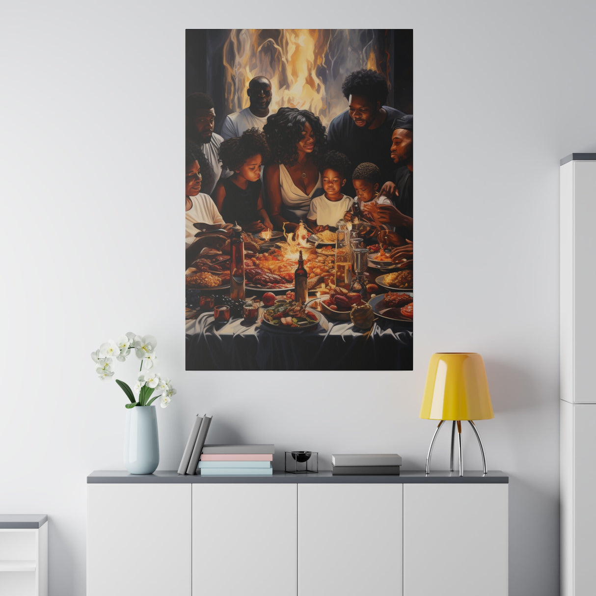 Dame Sarah de la Fontaine - Canvas