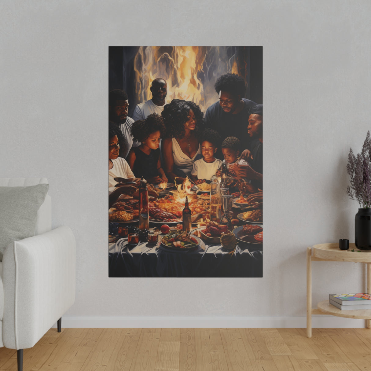 Dame Sarah de la Fontaine - Canvas