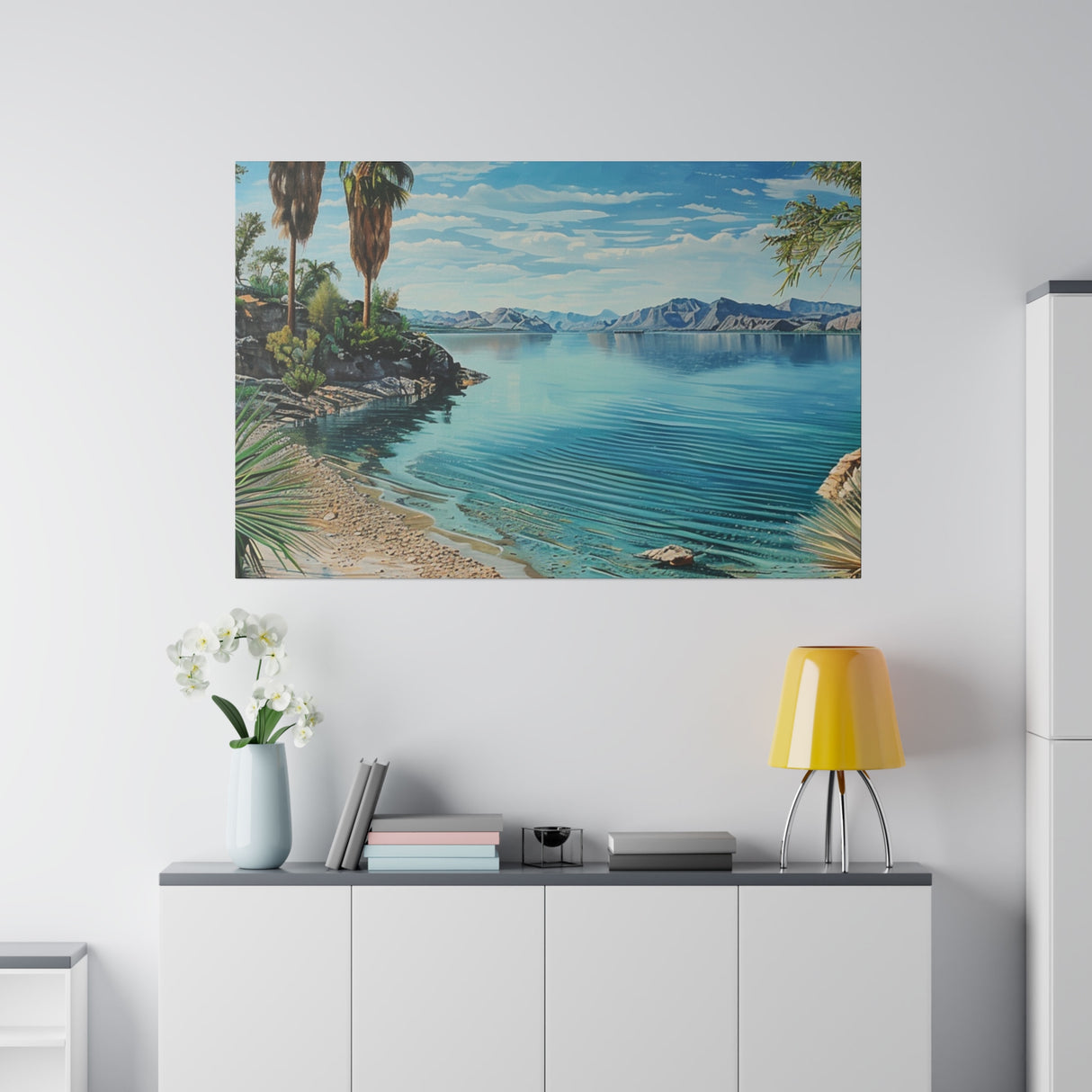 Matte Canvas, Stretched, 0.75", Havasu Waves