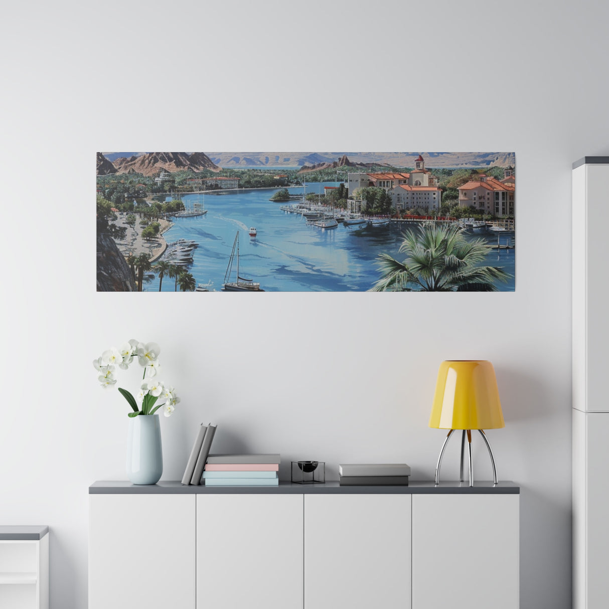 Matte Canvas, Stretched, 0.75", Boating Getaway