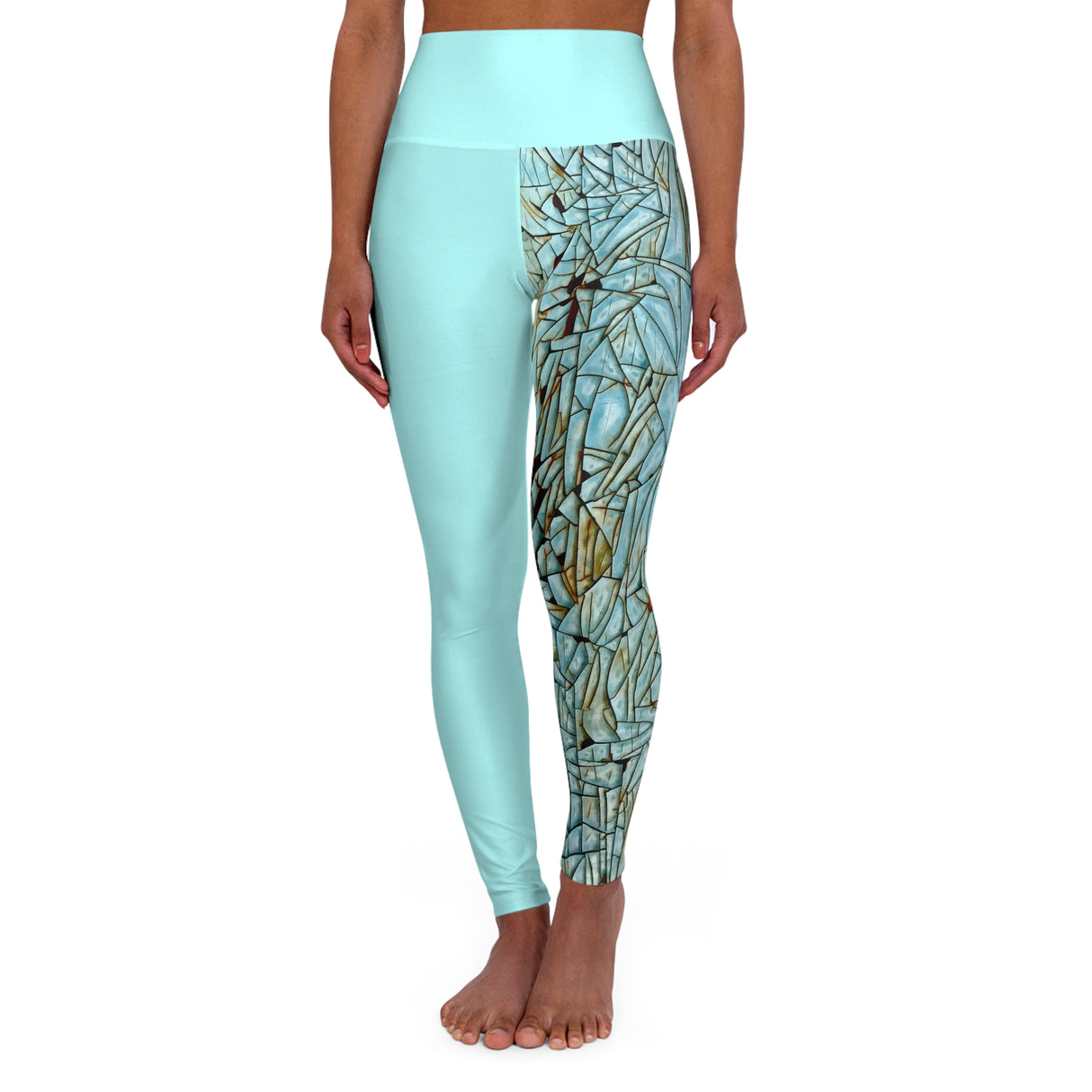 High Waisted Yoga Leggings (AOP)