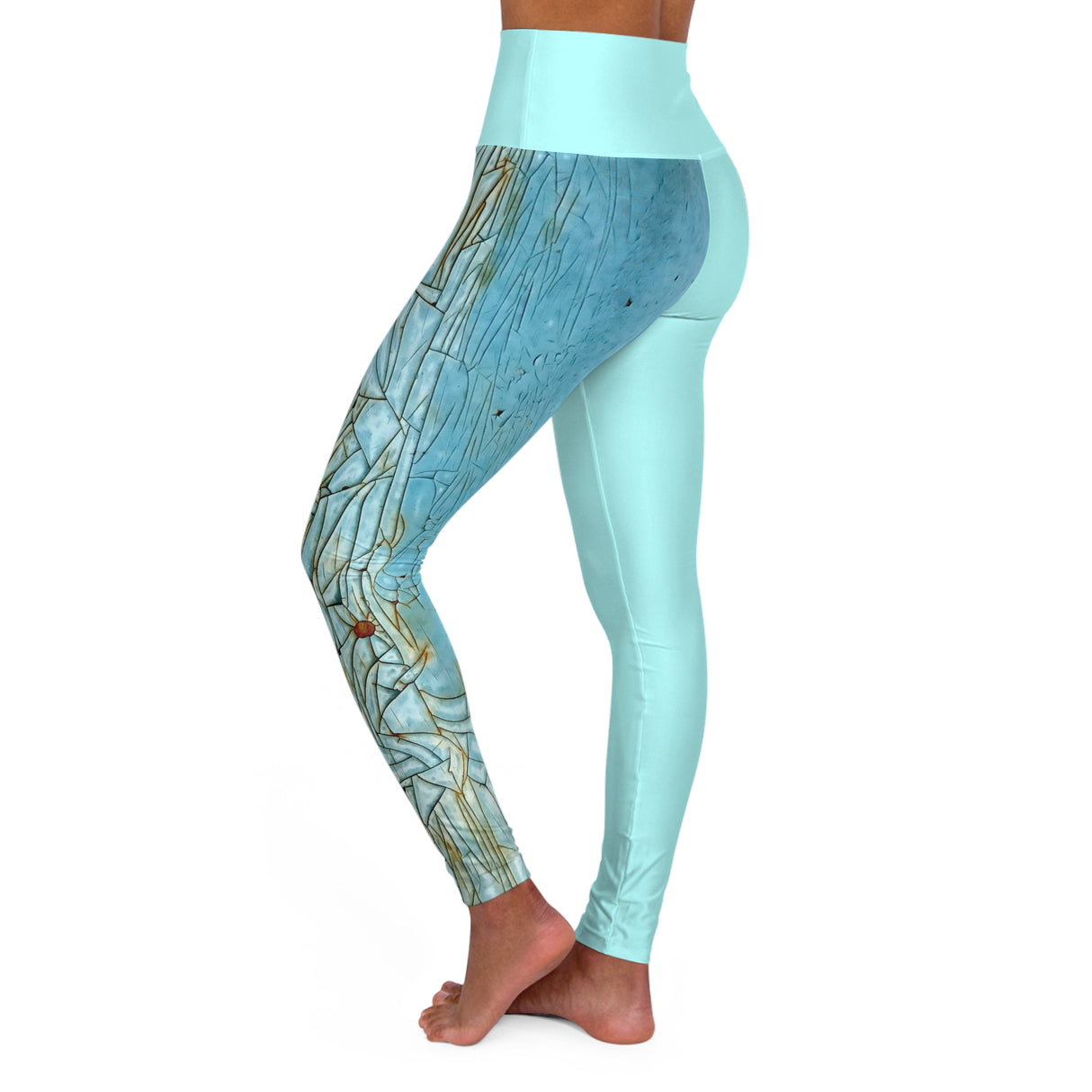 High Waisted Yoga Leggings (AOP)