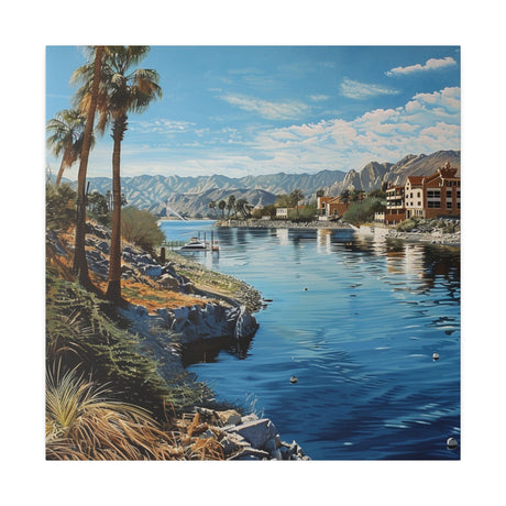 Matte Canvas, Stretched, 0.75", Havasu Shores