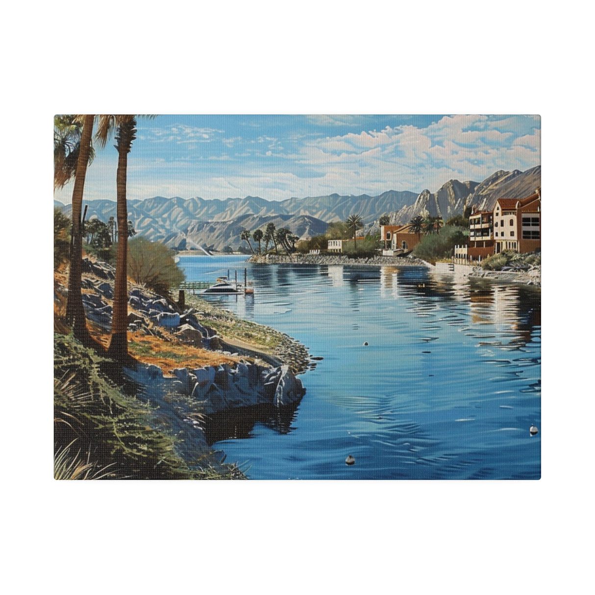 Matte Canvas, Stretched, 0.75", Havasu Shores