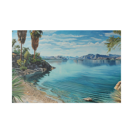 Matte Canvas, Stretched, 0.75", Havasu Waves