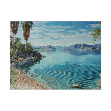 Matte Canvas, Stretched, 0.75", Havasu Waves