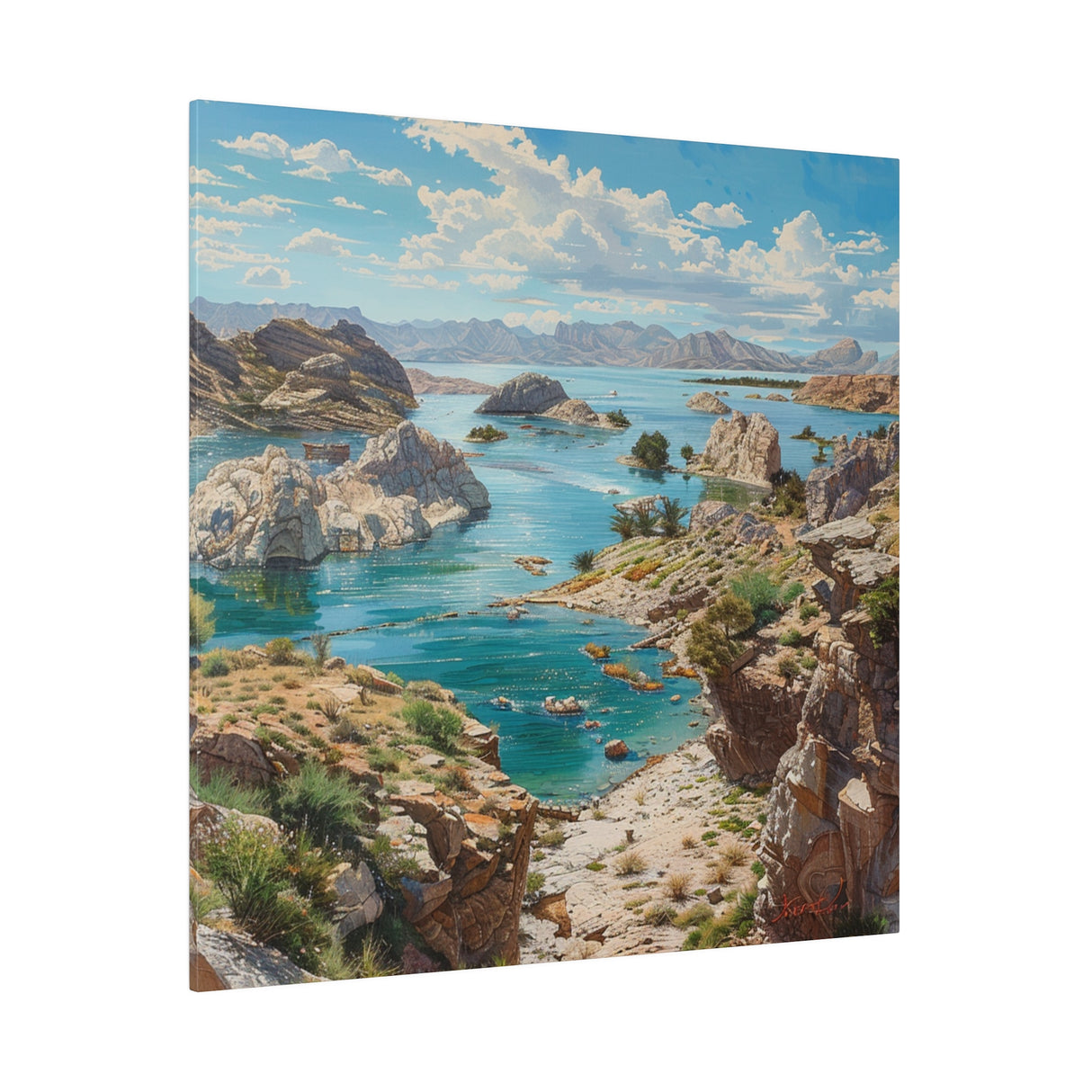 Matte Canvas, Stretched, 0.75", Havasu Canyons