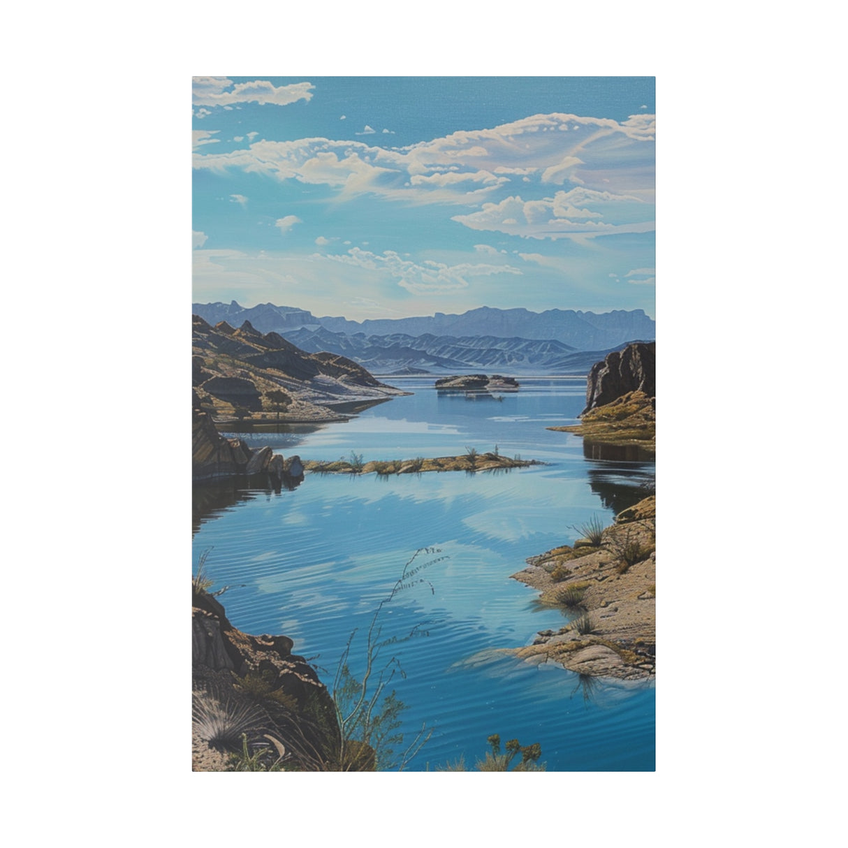 Matte Canvas, Stretched, 0.75", Havasu Tribute