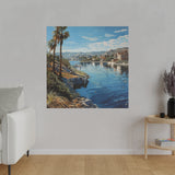 Matte Canvas, Stretched, 0.75", Havasu Shores