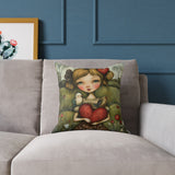 Square Poly Canvas Pillow
