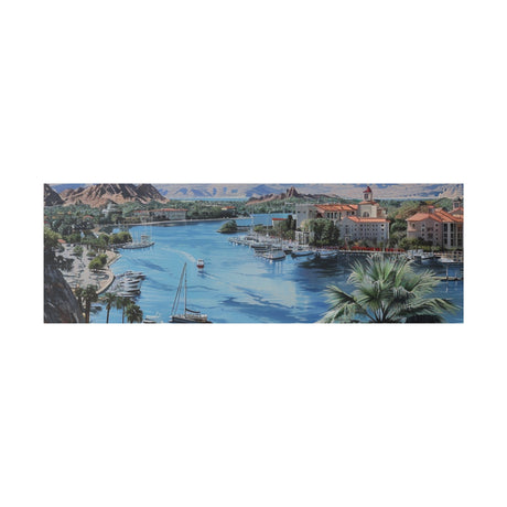 Matte Canvas, Stretched, 0.75", Boating Getaway