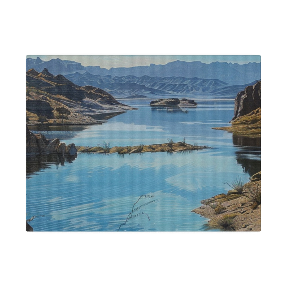 Matte Canvas, Stretched, 0.75", Havasu Tribute