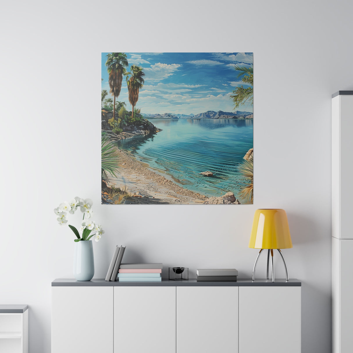 Matte Canvas, Stretched, 0.75", Havasu Waves