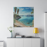 Matte Canvas, Stretched, 0.75", Havasu Waves