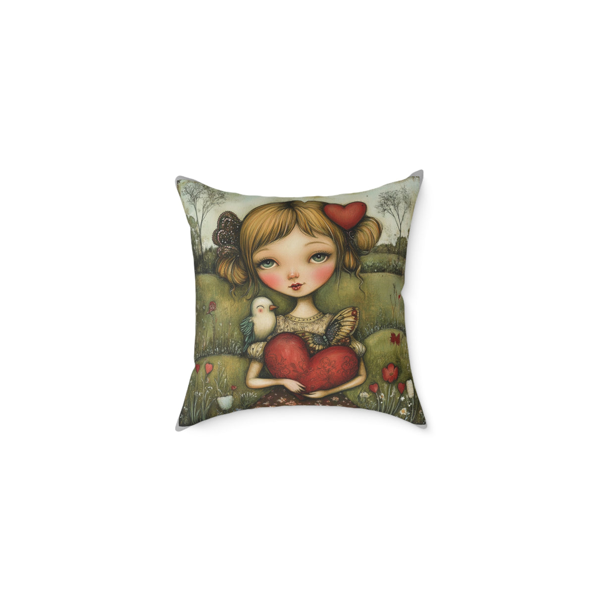 Square Poly Canvas Pillow
