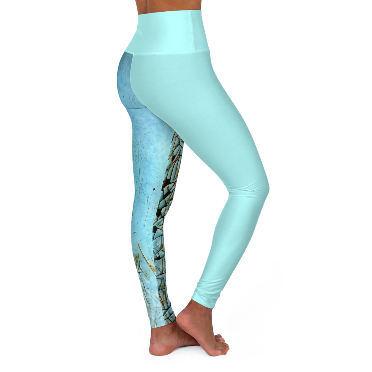 High Waisted Yoga Leggings (AOP)
