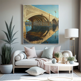 Matte Canvas, Stretched, 0.75", London Bridge